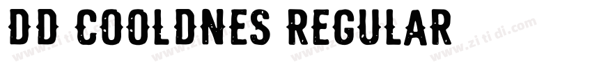 DD COOLDNES Regular字体转换